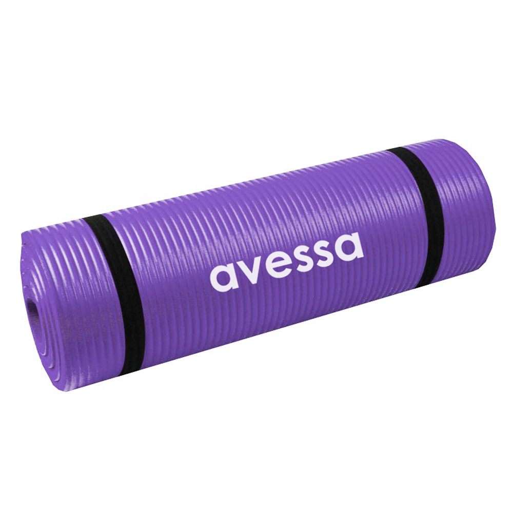 Avessa 15 mm Pilates Minderi & Yoga Mat Mor